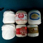 Huge Lot Cotton Yarn Threads Skeins Labeled   Unlabeled Crochet Knit Craft
