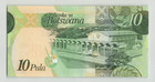 Botswana 10 Pula 2010  P-30b  Prefix Ab  Original Unc  Scarce 2nd Date  B3