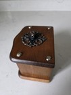 Vintage Mid Century Drawer Coaster Set Wood   Cork Coasters  8  Euc 