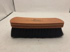 Star 100  Horsehair Shoe Shine Brush  Made In Brazil  Large Wood Handle Clean