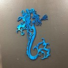Mermaid X Metal Wall Art Skilwerx Colors 14 X 9 Ocean Nautical Beach Marine Sea