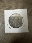 1961-d Franklin Half Dollar 90  Silver Us Coin Raw
