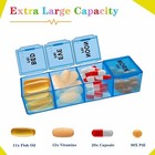 Weekly Pill Organizer 4 Times A Day  Large Medicine Organizer  Pill Box 7 Day 28