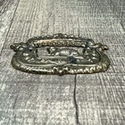 Vtg Antique Casket Coffin Plaque Our Darling W  Lamb Funeral Cemetery Macabre