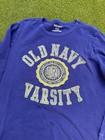 Old Navy Retro Varsity Waffle Knit Thermal Long Sleeve Xl Womens Spellout Cute