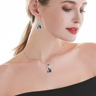 Pearl Jewelry Set For Women S925 Sterling Silver Necklace   Earrings Set Fres   