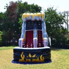 Jumporange 15  Flame Inflatable Water Slide For Kids W  Splash Pool   Blower