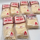 Columbia-minerva Latch Hook Rug Yarn Vanilla 3202 Pre-cut Lot Of 7 Packs