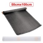 20  X 40       Real Carbon Fiber Fabric Cloth Roll 3k 200gsm 2x2 Twill Weave Black