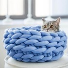 Chunky Wool Yarn Super Soft Thick Bulky Arm Knitting Roving Crocheting Diy Yarn
