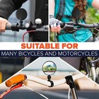 2pcs Bike Mirror Rotaty Round Mtb Road Handlebar Bicycle Rear View Glass Cycling