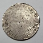 1811 Zs Lvo Mexico Silver 2 Reales Moneda Provisional Zacatecas Rare Issue  j320