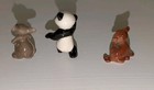 Vtg Hagen Renaker Minature Ceramic Lot Pamda  Mouse   Dog