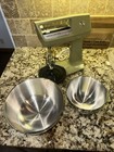 Vintage Hamilton Beach Scovill Deluxe Stand Mixer Model 36-2 - Avocado Green
