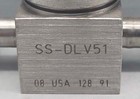 Swagelok   Nupro 316 Stainless Steel Valve Model Ss-dlv51   