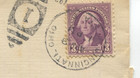 Us Postage Cover Sc  720 3c  Violet Cincinnati - Tulsa