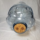 Vintage Glass Pig Went To Market 5 Gallon Jug Jar Piggy Bank 19 Inches