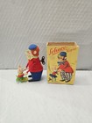 Vintage Schuco Hopsa Wind-up Monkey Mouse Toy Germany Working Box Key