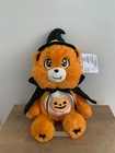 Care Bears Halloween Dress Up Witch- Pumpkin -skeleton Bears Set Of 3 New