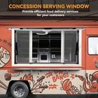 Concession Stand Food Trucks Serving Window With Sliding Screen Windows   Awning