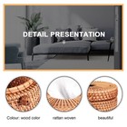 Rattan Tissue Box Toilet  Cover Wicker Decorative Holders With Lid For4666