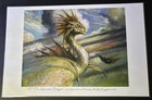 Bob Eggleton The Alabaster Dragon Hand Signed Litho Fantasy Magic  The Gathering