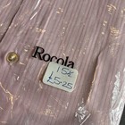 Vintage Rocola Rocola Revere All Cotton Dress Shirt 15 5 Bnwt 70s Pink Pattern