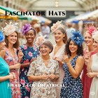 Pillbox Feather Flower Petals Fascinator Hat Headband Clip Tendrils Cocktail Tea