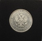 Finland 1893 1 Markka - Cleaned