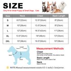 Warm Fleece Dog Cat Pajamas Pet Puppy Jumper Sweater Winter Vest Coat Clothes