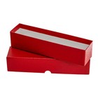3 Coin Shield 9  Single Row Red Storage Box Flips Holder Boxes Premium 2x2x9