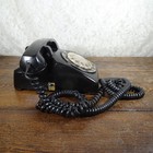 Bell Western Electric 500dm Vintage Black Rotary Dial Desk Telephone