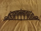 Vtg Salvaged Pendiment Door Furniture Topper Versatile Bronze Color Scrollwork