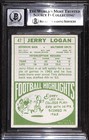 1968 Topps 47 Jerry Logan  Bgs Auto 10 Autographed Bvg Authentic C95458