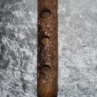 Vintage Hand Carved Wood Flute Ornate Floral Design Wooden Instrument 13    7 Hole