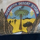 Nos Operation Desert Storm Sweat Shirt Men s Xl White Gulf War Victory Eagle