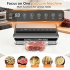 Vusign Vacuum Sealing Machine 85 Kpa With Bag Storage Box   Roll   10 Free Bags