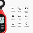 Ut383 Light Meter Lux Meter Lumens Digital Illuminance Meter 0 199 900 Lux  0   