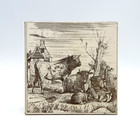 Arts   Crafts Fireplace Minton Tile Farm Animals Series By W P Simpson C1880