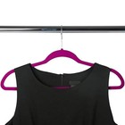 10-pack Super Slim Velvet Huggable Hangers In Fuchsia Pink