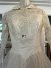 Int l Ladies Garment Workers Union Vintage Wedding Dress With Veil Size 2 
