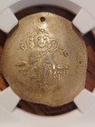 Ngc Byzantine Gold   Silver El Aspron Trachy Manuel I  1143-1180 Ad  Very Fine