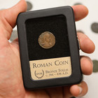 Rare Roman Empire Coin Bronze Follis - C  3-4 C e   High Grade - W  Display Case