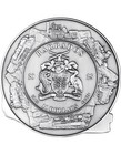 200th Ann  Of The Public Steam Railway 1 Oz Silver Coin 10  Barbados 2025