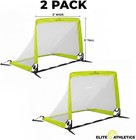 Pop-up 3  X 2  Soccer Goal 2-pack     Portable   Collapsible Training Nets For Kid