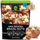 Nut Cravings - Raw Broken Brazil Nuts  Unsalted  No Shell  Whole   16oz - 1   
