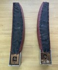Vintage Antique Red Leather Koken Barber Chair Armrests Parts
