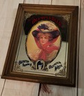 Vintage Olympia Beer Brewing Co    it   s The Water   Mirror Lady With Hat Bar Pub