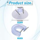 6 Pieces Shower Caddy Connectors Suction Cups Easy To Attach With 3 Pieces 