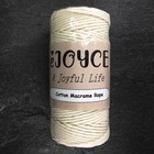 Ejoyce Macrame Cord 3mm X 109 Yards Colored Cotton 4-strand Rope Cord  Ej-2006c
